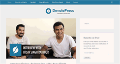Desktop Screenshot of devotepress.com